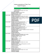 CONTEÚDOS PROGRAMÁTICOS 1º ANO 3BIM