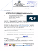Um 082 Addendum To Sdo Makati Division Memorandum No. 095 S. 2024 Entitled Application and Renewal of The Makati Yellow Card For Sdo Makati