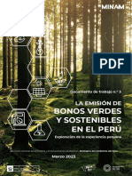 Publicación. La emisión de bonos verdes y sostenibles en el Perú (1)