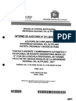 informe de auditoria