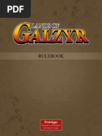 DD Lands of Galzyr Rulebook