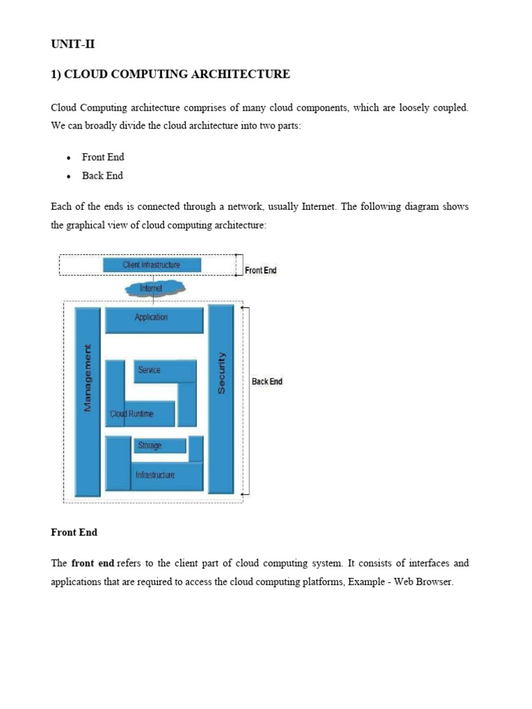 Cloud Computing Architecture Overview | PDF | Cloud Computing ...