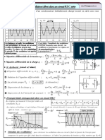 Resume Oscillations Libres Dun Circuit RLC