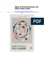 Making The Most of Field Placement 5Th Edition Helen Cleak Full Chapter