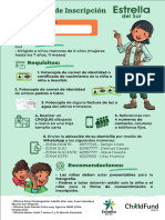 Flyer Requisitos de Inscripción - Estrella Del Sur Fy24