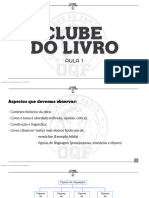 Aula 1 Clube do livro