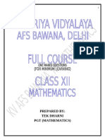 MCQs For Class 12th