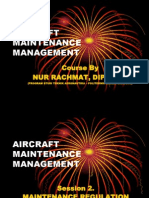 Aircraft Maintenance Management: Course by Nur Rachmat, Dipl. Ing
