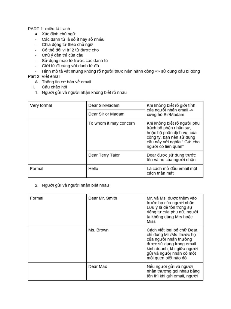 Toeic Writing | PDF
