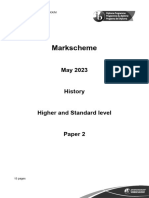 History Paper 2 TZ1 HLSL Markscheme