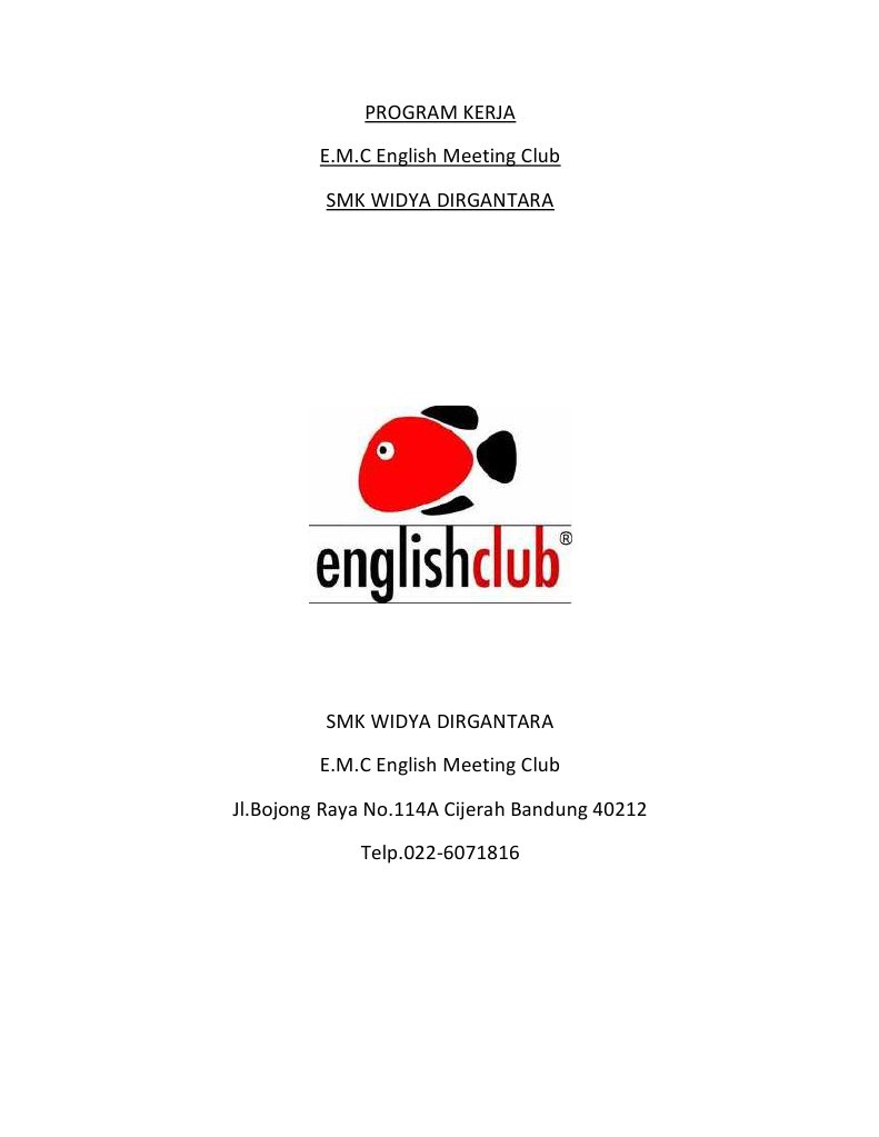 English Club | PDF | Kajian Bahasa Asing