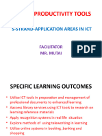 Application Areas in Ict