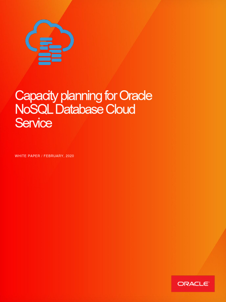 Oracle NoSQL DB Cloud Capacity Guide | PDF | Database Index | No Sql
