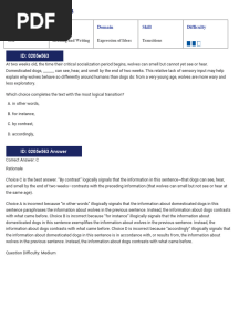 Transitions (Medium) Answers