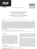 A Fuzzy Back Propagation Algorithm