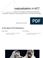 Case Conceptualization in ACT ACBS 2020
