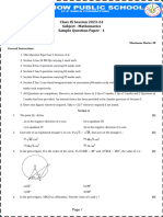 Class Ix Practice Paper 1 Annual