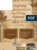 Aralin 1 Kaligirang Pangkasaysayan Ng Ibong Adarna