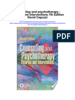 Counseling and Psychotherapy Theories and Interventions 7Th Edition David Capuzzi Full Chapter