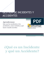 Gestión de Incidentes y Accidentes