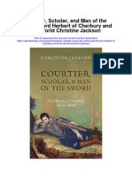 Download Courtier Scholar And Man Of The Sword Lord Herbert Of Cherbury And His World Christine Jackson full chapter