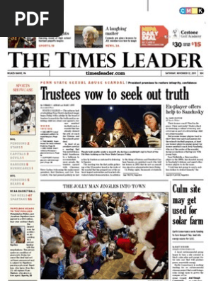 Times Leader 11 12 2011 Pittston Wilkes Barre