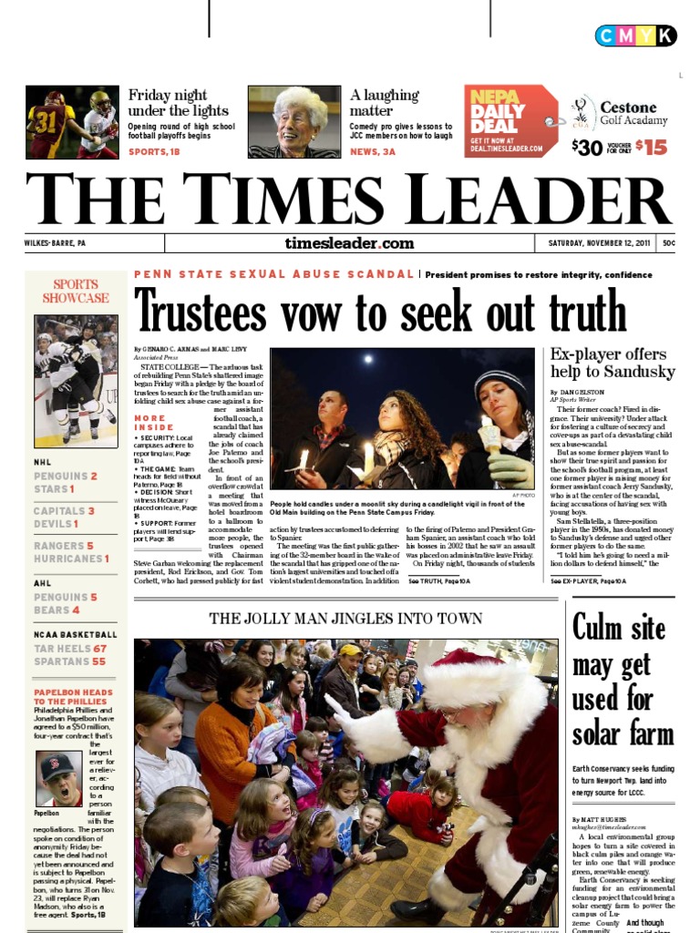 Trustees Vow To Seek Out Truth: He Imes Eader, PDF, Pittston