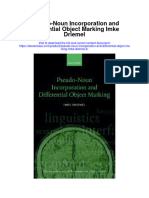 Download Pseudo Noun Incorporation And Differential Object Marking Imke Driemel 2 all chapter