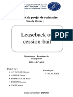 Rapport de Recherche (Leaseback)
