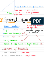 Anaesthesia