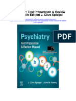 Download Psychiatry Test Preparation Review Manual 4Th Edition J Clive Spiegel all chapter