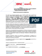 Anexo 3. Acta Declaracion Juramentada 1