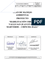 Plan de Manejo Ambiental - Chincha