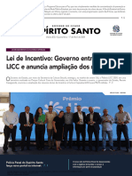 Espírito Santo: Lei de Incentivo: Governo Entrega Prêmio LICC e Anuncia Ampliação Dos Recursos