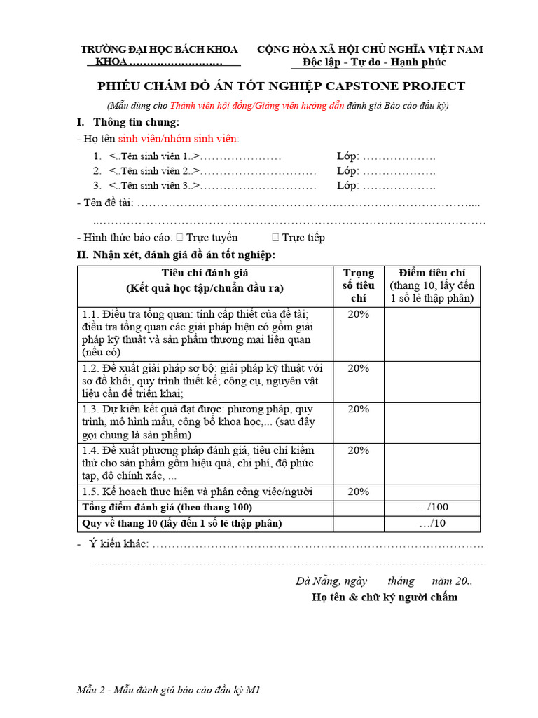 Mau2 mau danh gia bao cao dau ky tuan thu 4 m1 cap nhat pdf