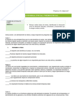 prueba informal 2° Inicial