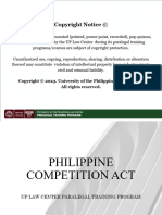 Phlippine Competition Act 