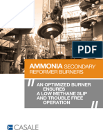 Ammonia Secondary Reformer Burner