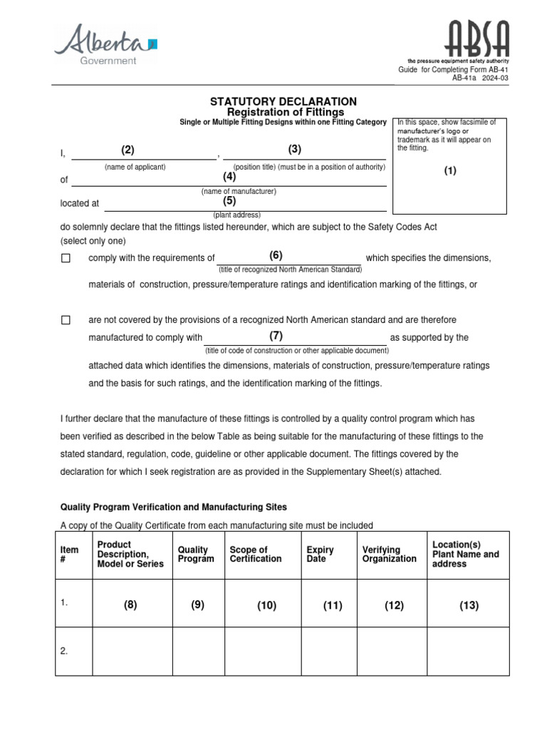 Guide to Completing AB-41 Form | PDF | Plumbing