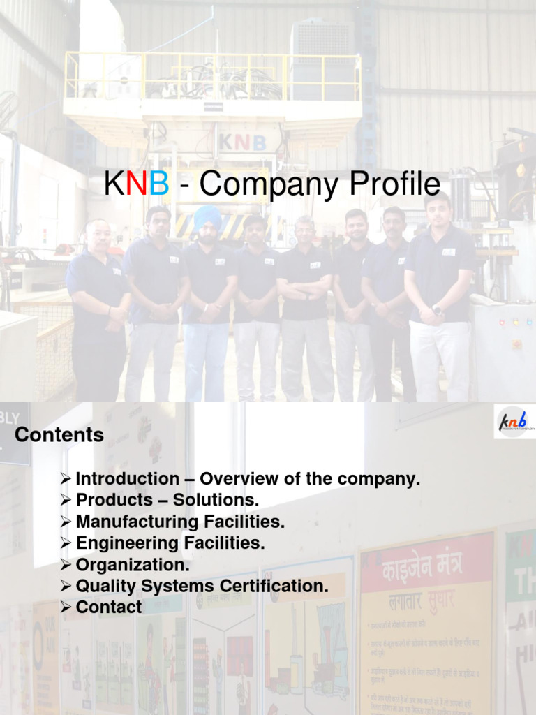 Company Profile - 20082023 - Exhaust Parts - KNB | PDF | Pipe (Fluid ...