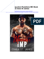 Maniacs Imp Iron Punishers MC Book 3 Ciara ST James Full Chapter