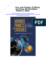 Manias Panics and Crashes A History of Financial Crisis 8Th 8Th Edition Robert Z Aliber Full Chapter