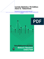 Using Multivariate Statistics 7Th Edition Barbara G Tabachnick All Chapter