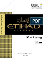 Etihad Airways Marketing Plan
