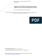 Design and Development of A PCM-Based Two-Phase Heat Exchanger Manufactured Additively For Spacecraft Thermal Management Systems