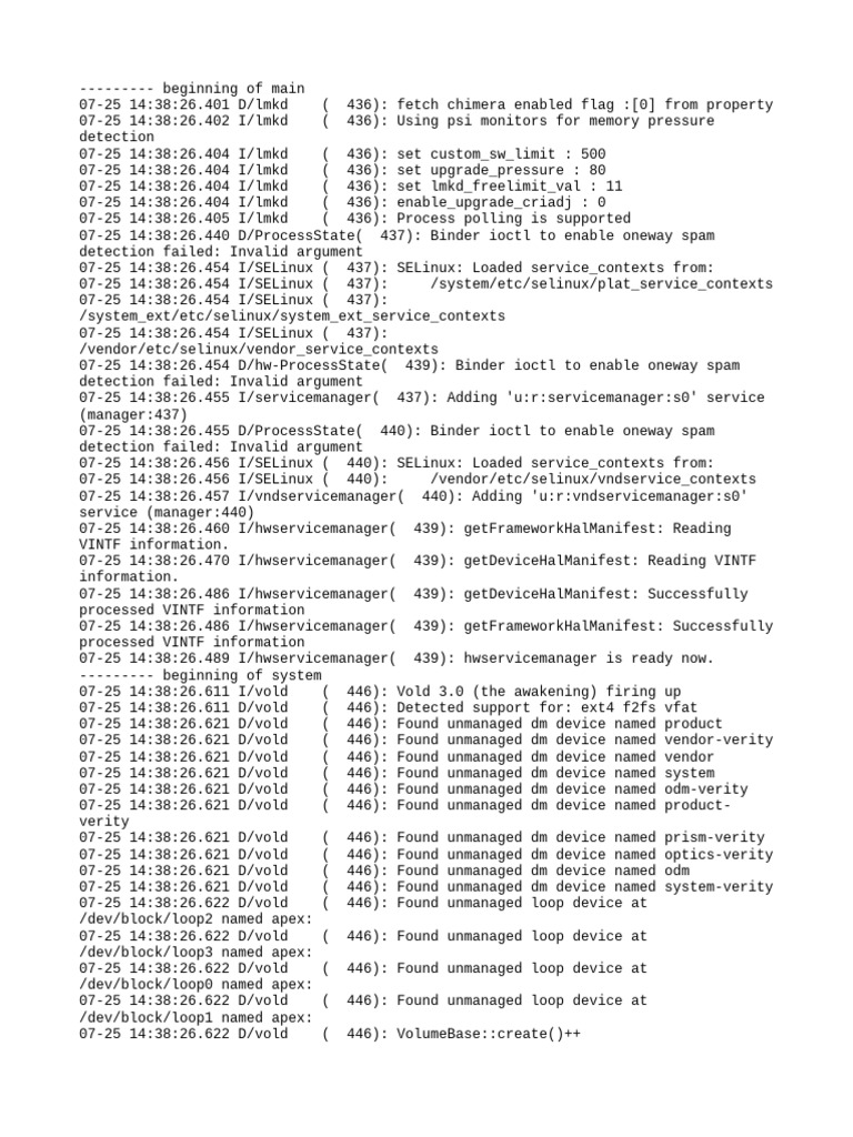 Android System Log Analysis | PDF | Unix | Computer Architecture
