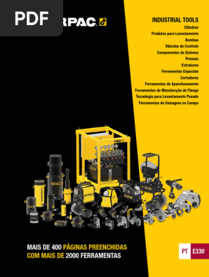 Enerpac Industrial Tools Catalog E330 PT BR PDF Ciências  