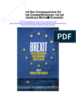 Brexit and The Consequences For International Competitiveness 1St Ed Edition Arkadiusz Michal Kowalski Full Chapter