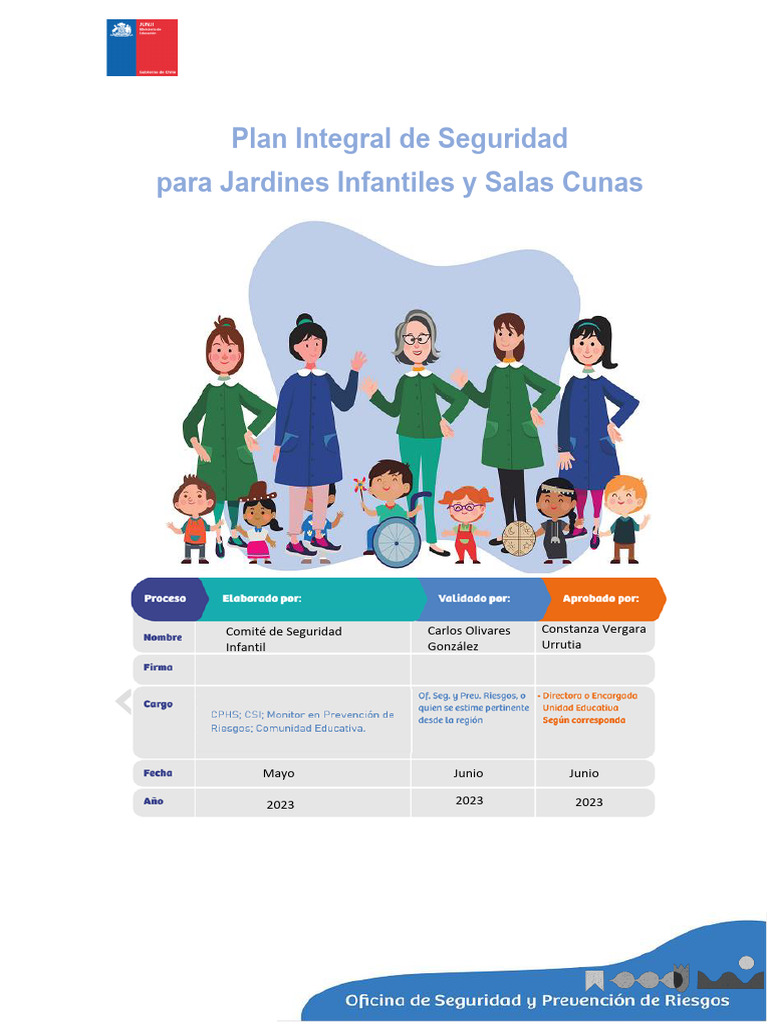 Seguridad en Jardines Infantiles | PDF | Educación de la primera ...