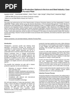 Determination of Cleaner Production Options in The Iron and Steel Inductry Case Study For An Induction Furnace Plant